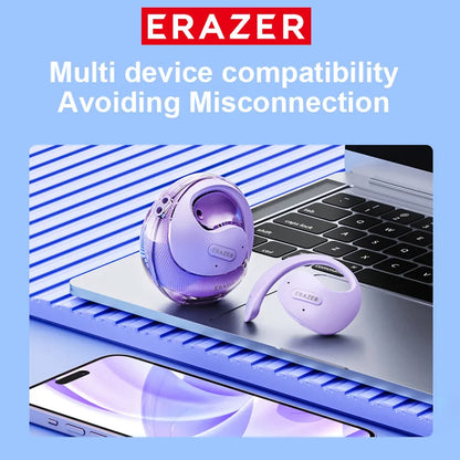 Original ERAZER X15 Pro Bluetooth 5.4 Earphones – Waterproof TWS Sports Headphones with EarHooks & Mic