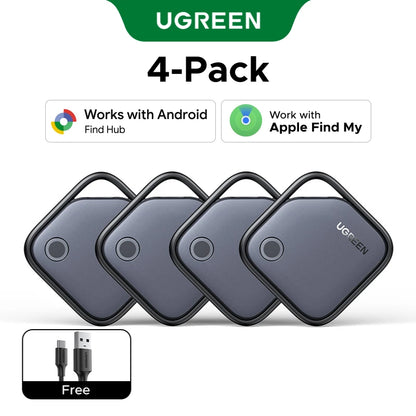 UGREEN Smart Bluetooth Tracker Card - Apple Find My & Android Find Hub Compatible