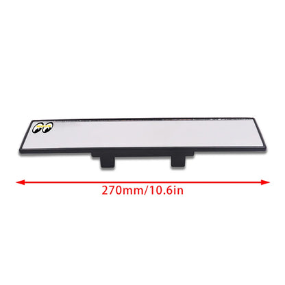 JDM Panoramic 300mm Rearview Mirror - Broadway Style Wide Angle Mooneyes Yellow Car Interior Mirror