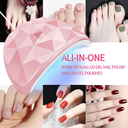 CNHIDS 54W 18 LED UV Nail Dryer – Manicure Lamp with USB, Smart Timer & Sun Light for Gel Nail Polish Curing