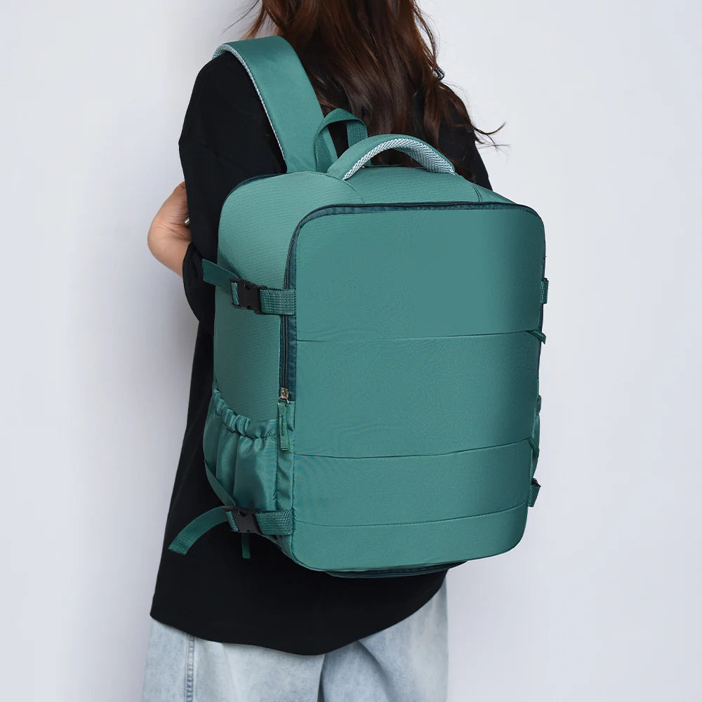 40x30x20cm Travel Boarding Backpack - Airline Compatible Carry On Bag for Ryanair EasyJet & Budget Flights