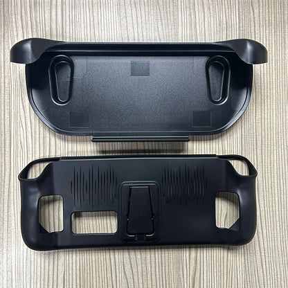 Back Cooling Cover with Sliding Shell for Steam Deck — Hard Protective Case with Kickstand Gaming Accessory