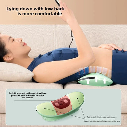JAIYORL Electric Lumbar Traction Massager – Adjustable Vibration Waist & Spine Support Back Massage Machine