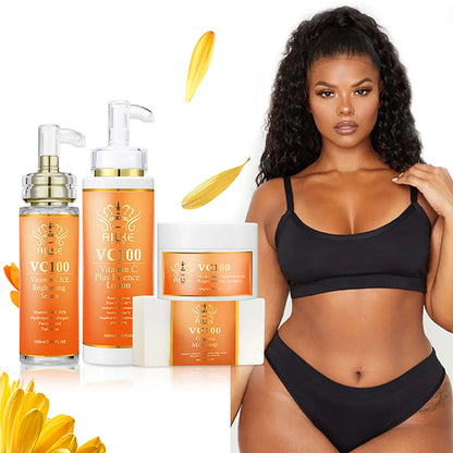 AILKE Whitening & Anti-Aging Kit – Vitamin C Moisturizing Skincare Set