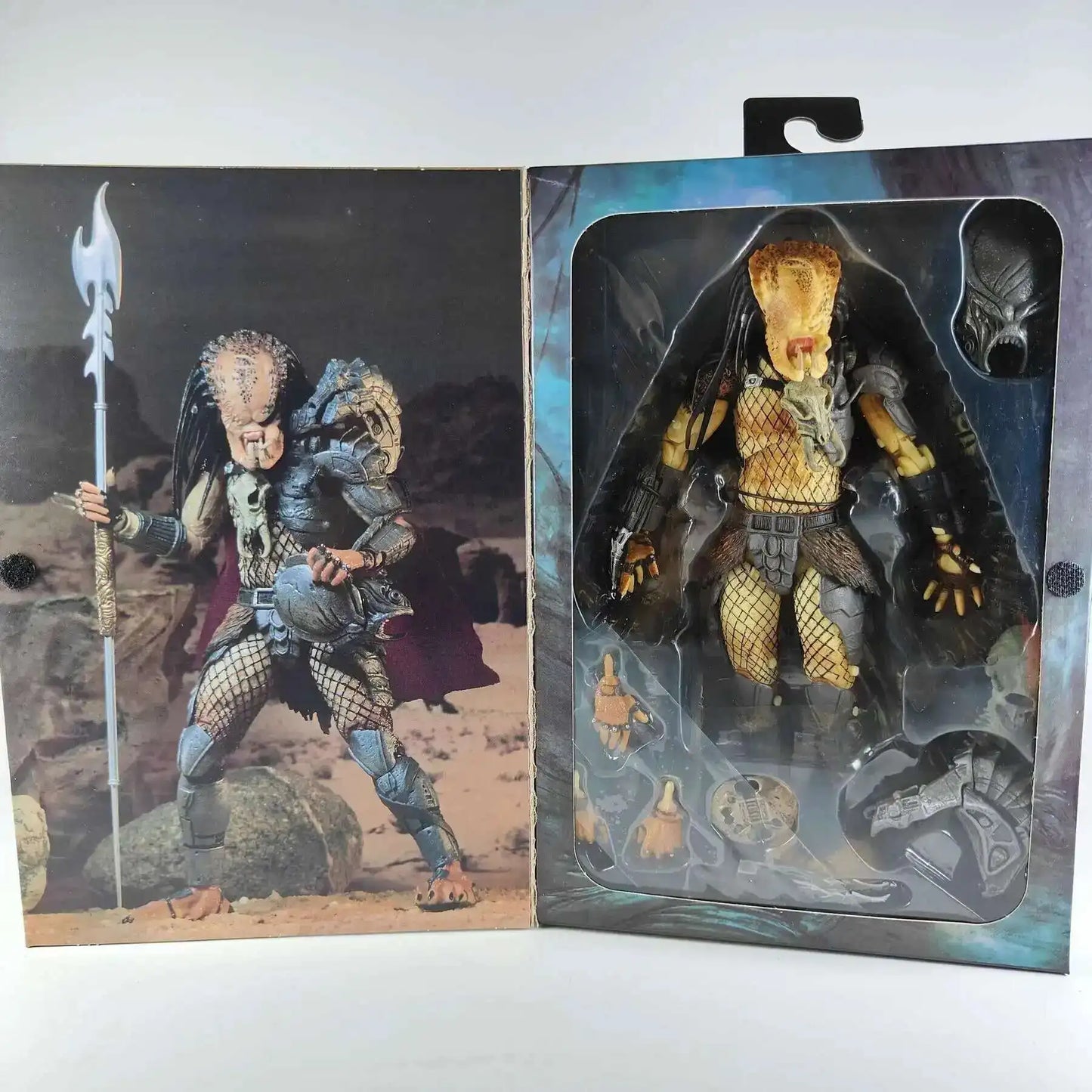NECA Shaman Ahab Ultimate Scout Warrior Action Figure – Lost Battle Feral Jungle Hunter Predator Collector Toy