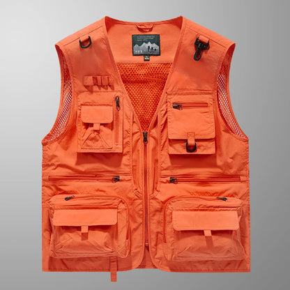 2024 Men’s Versatile Vest — Fashionable Spring, Summer & Autumn Trendy Jeep Style Casual Wear
