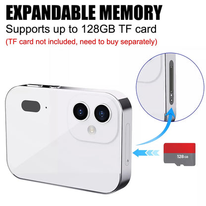 New 4K Digital Camera – Night Vision, Triple Lens, 3-Inch HD Touch Screen, 64MP, OTG Transmission, 3600mAh Battery