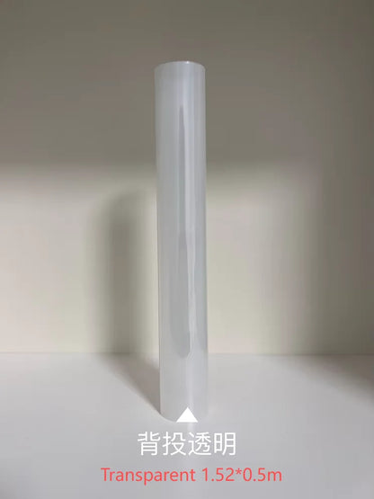 3D Holographic Projection Film - Self-Adhesive PVC Window Display Film