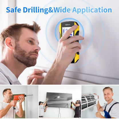 FNIRSI WD-01/WD-02 Wall Scanner & Metal Detector - AC Wire, Metal, Wood Stud & Cable Finder