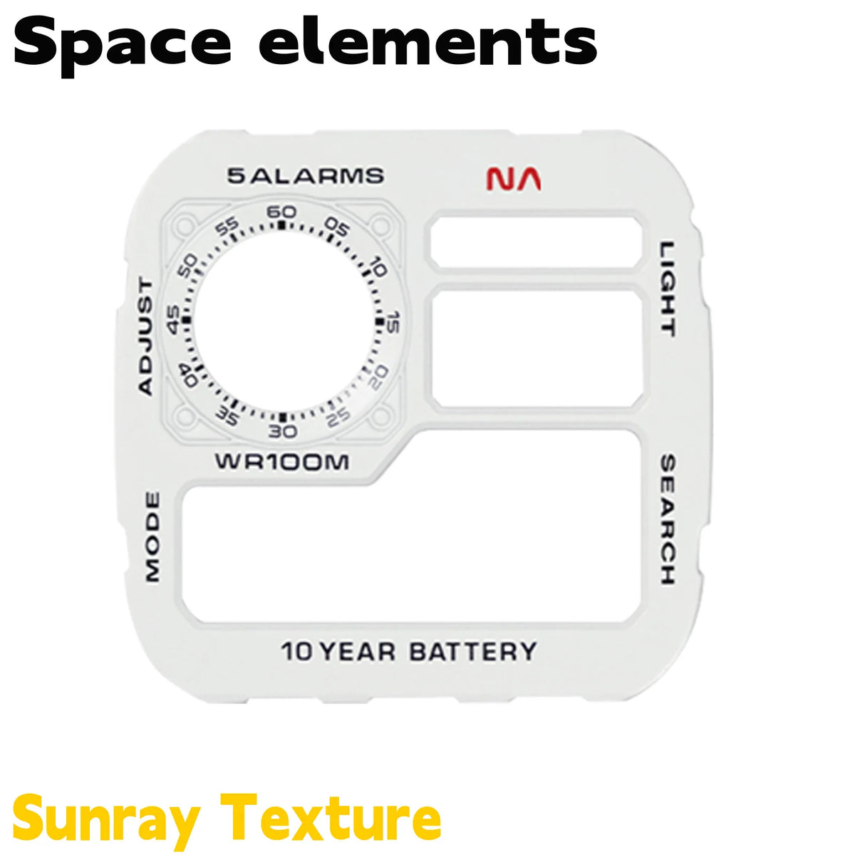 Casio AE1200 Watch Dial Mod - Copper Sunray Texture Faceplate Replacement Accessory