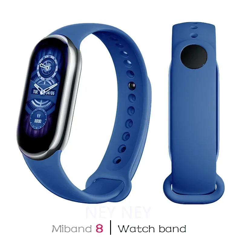 Sport Silicone Strap for Xiaomi Mi Band 9/8 NFC – Replacement Smartwatch Wristband Bracelet