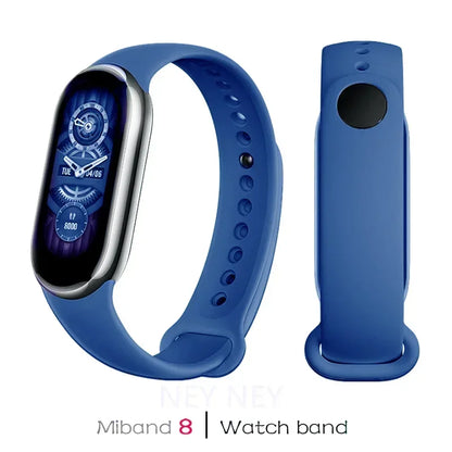 Sport Silicone Strap for Xiaomi Mi Band 9/8 NFC – Replacement Smartwatch Wristband Bracelet