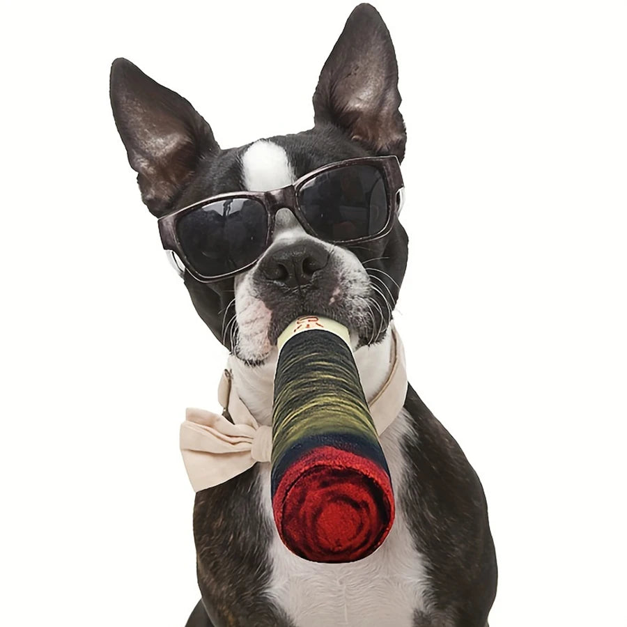 Plush Squeaky Dog Toy - Cute Stuffed Pet Gift for Small, Medium & Large Dogs