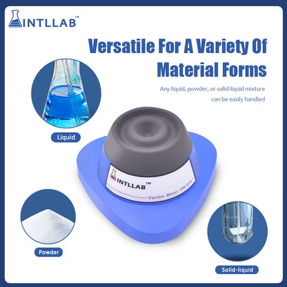 INTLLAB Mini Vortex Mixer – Laboratory, Tattoo Pigment & Nail Polish Liquid Shaker