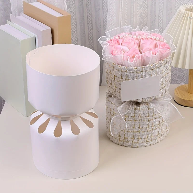 20PCS White Floral Bouquet Wrapping Sheets – High-Quality DIY Flower Arrangement & Gift Wrapping Paper