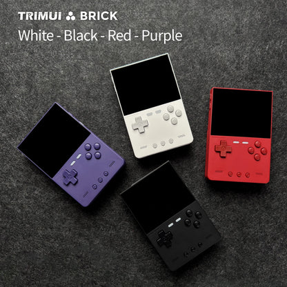 TRIMUI BRICK Handheld Game Console – 3.2'' IPS Screen, Linux System, LED Lighting, Metal Back Panel, Free Keycap Gifts