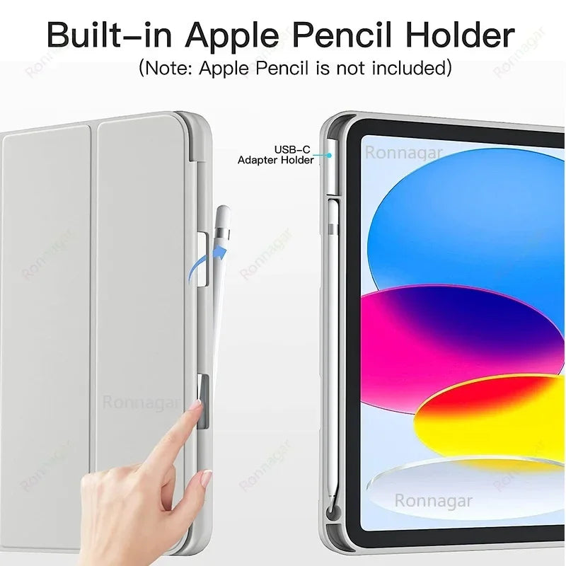 Pencil Holder Case for iPad 10th/11th Gen, Air & Pro Models Apple Pencil Storage Sleeve
