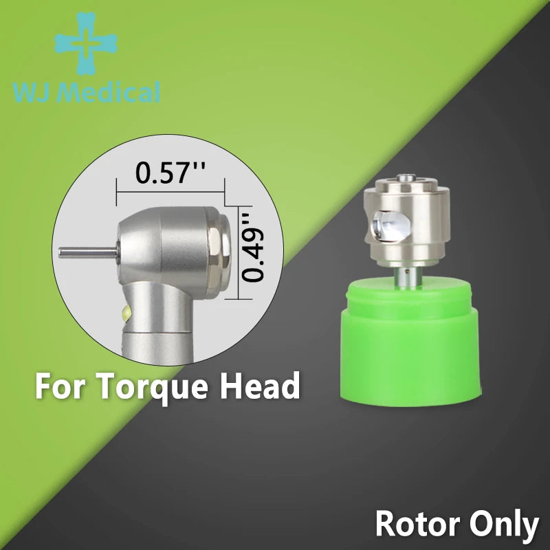 Dental LED High-Speed Handpiece — E-Generator Air Turbine with Push Button, Triple Water Spray & Dentist Tips Model B2 M4