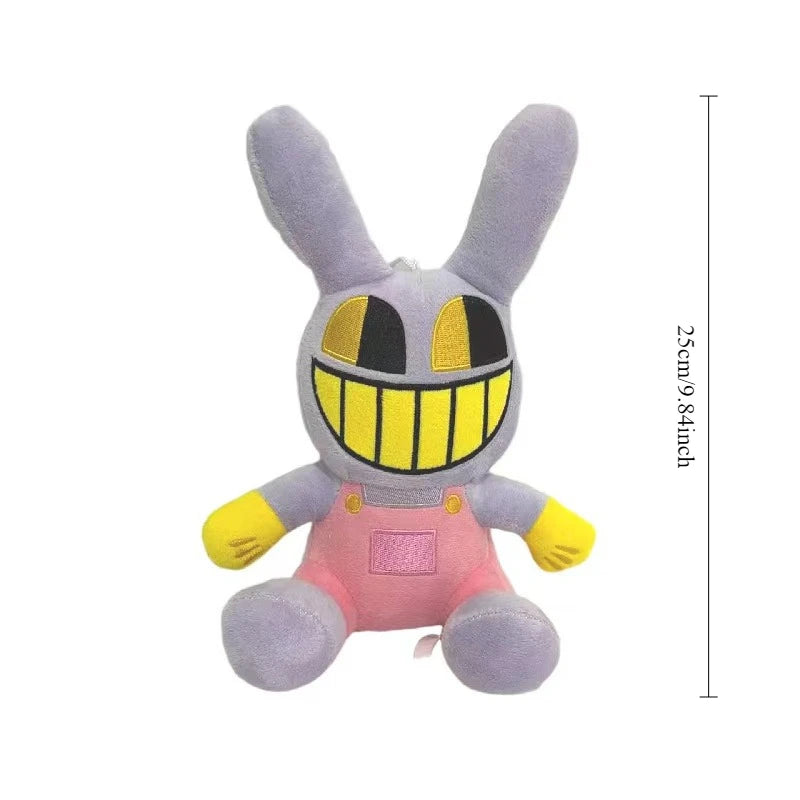 Amazing Digital Circus Maid Jax Plush Doll - Magical Rabbit Clown Cartoon Collectible for Fans, Home Decor & Gifts