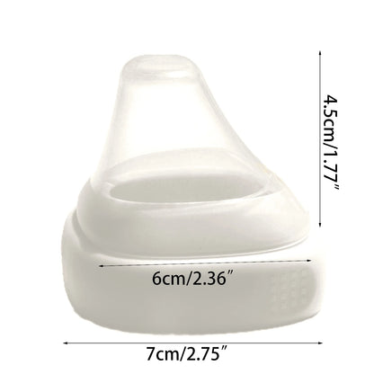 Square Handle Feeding Bottle – Lightweight, Easy Grasp for Baby 6M+, Hegen Bottle Cover Replacement