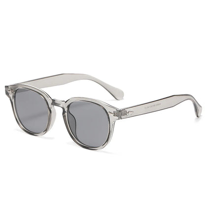 JNPCXI Retro Round Sunglasses – Punk Leopard Rivet Fashion Shades UV400 for Men & Women