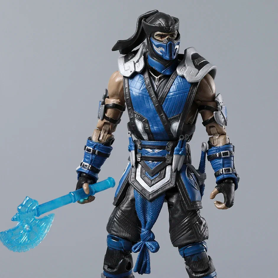 Scorpion & Sub-Zero Mortal Kombat 7" Action Figures – Exclusive Series 1 Movie Collectible Toy Dolls