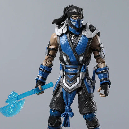 Scorpion & Sub-Zero Mortal Kombat 7" Action Figures – Exclusive Series 1 Movie Collectible Toy Dolls