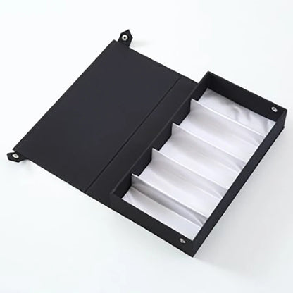 High-Quality Glasses Storage Case – 8-Slot Grid Display Stand for Eyeglasses & Sunglasses Organizer