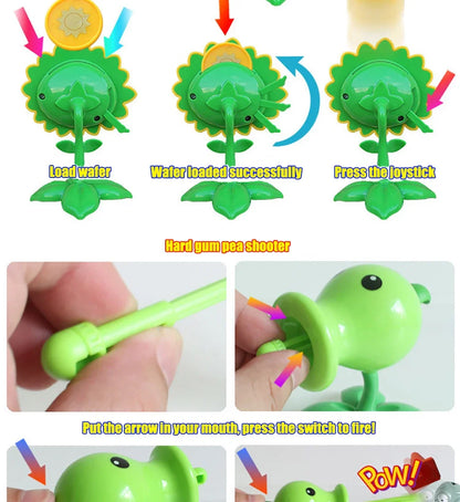 Plants vs Zombies PVZ Pea Shooter Boss Action Figure – Dave Allstar Toy Doll for Kids Gift