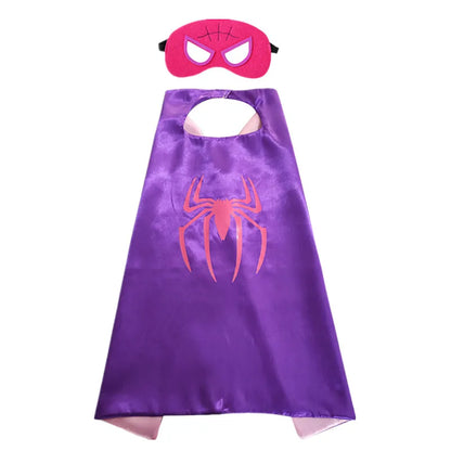 Kids Superhero Capes Costume Set for Boys (Ages 3–10) – Cartoon Dress-Up Capes for Parties, Playtime & Easter Gifts