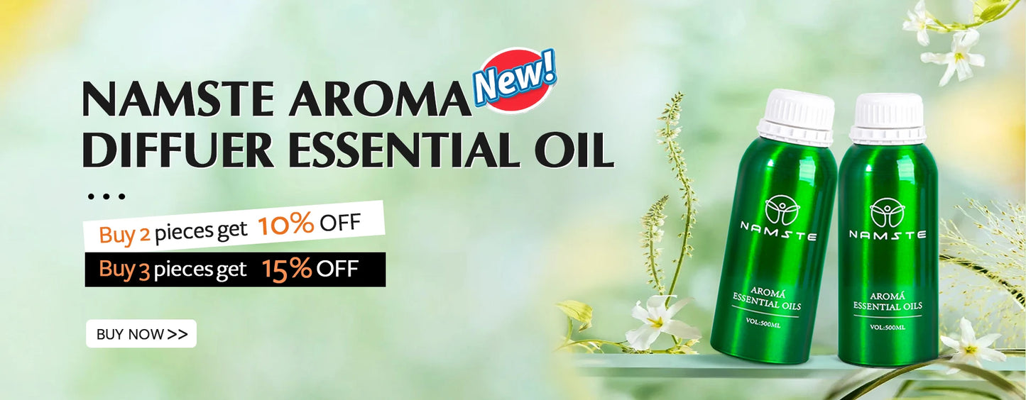 Namste Hotel Essential Oil 100ML – Aroma Fragrance Oil for Diffusers, Home & Hotel Air Freshener