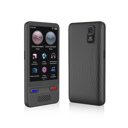 AI Language Translator Device – 138 Languages Two-Way Real-Time Voice Translation with ChatGPT Support for Travel & Business