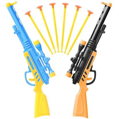 Suction Cup Dart Toy Gun - Plastic Interactive Pistol Game for Kids, Educational Party Toy & Gift Bag Filler