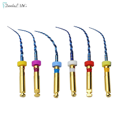 Dental SX-F3 Blue Nitinol Rotary Files – Endodontic Root Canal Engine Tool for Dentistry