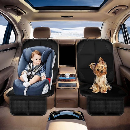 Car Seat Protector Mat - Waterproof Oxford Anti-Slip Cushion for Baby & Child Safety Seats