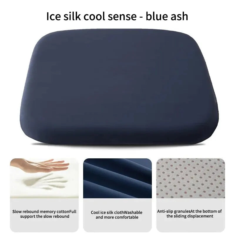Ergonomic Memory Foam Seat Cushion – Hemorrhoid Relief & Support for Office, Students & Prolonged Sitting
