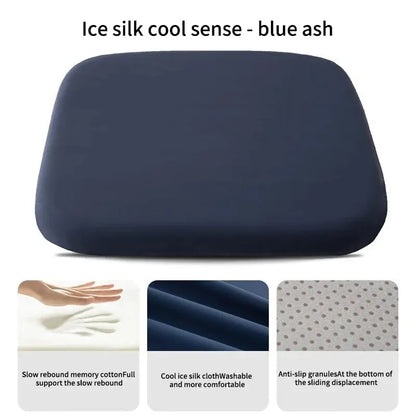 Ergonomic Memory Foam Seat Cushion – Hemorrhoid Relief & Support for Office, Students & Prolonged Sitting