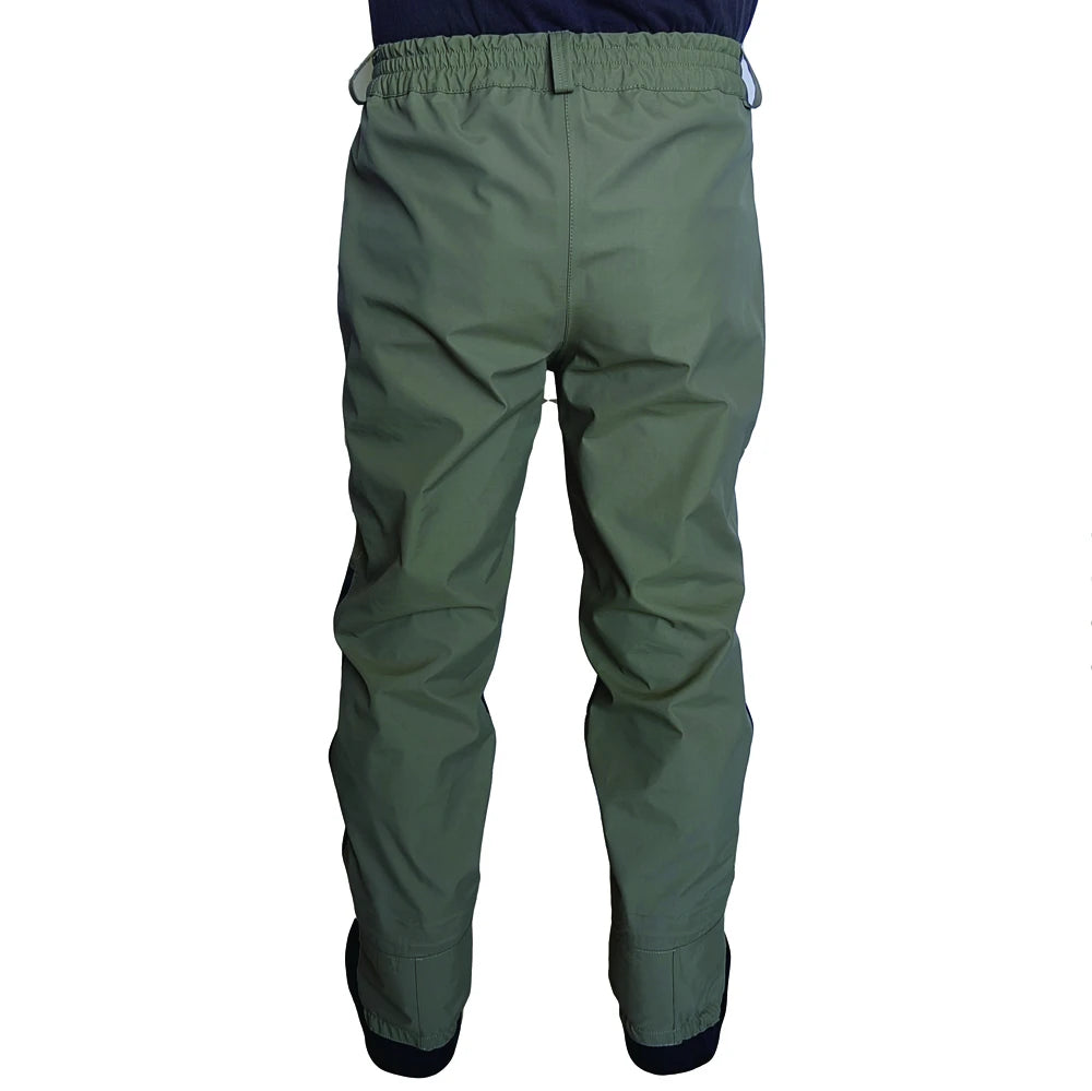 3 Layer Breathable Waterproof Fly Fishing Waist Waders – Stockingfoot High Pant Waders for Duck Hunting & Wading