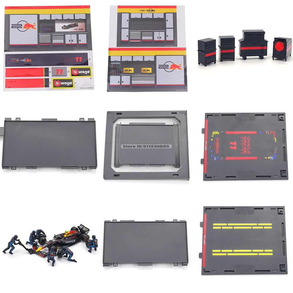 Bburago 1:43 2024 F1 Ferrari SF24 & RB20 Alloy Die-Cast Car Model – Luxury DIY Toy Series