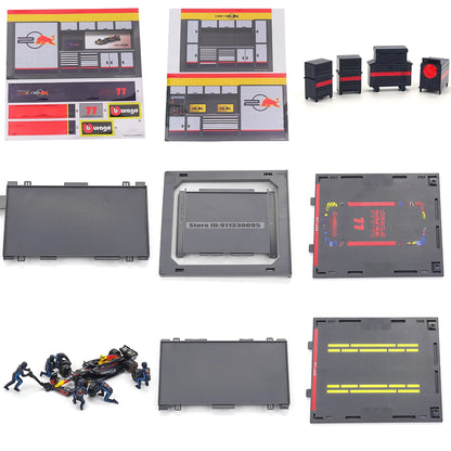 Bburago 1:43 2024 F1 Ferrari SF24 & RB20 Alloy Die-Cast Car Model – Luxury DIY Toy Series