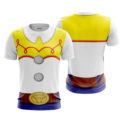 Toy Story 3D Printed T-Shirt - Woody & Jessie Summer Short Sleeve Matching Tops for Kids & Parents