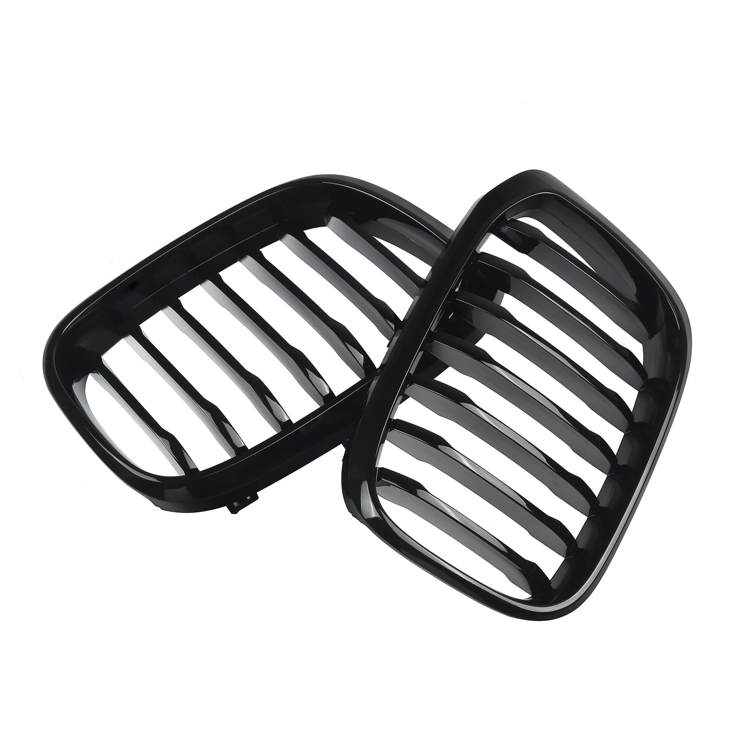MagicKit Front Bumper Grill for BMW X3 X3M G01 & X4 G02 (2018-2020) — Gloss Black Single Slat Sport Style Replacement