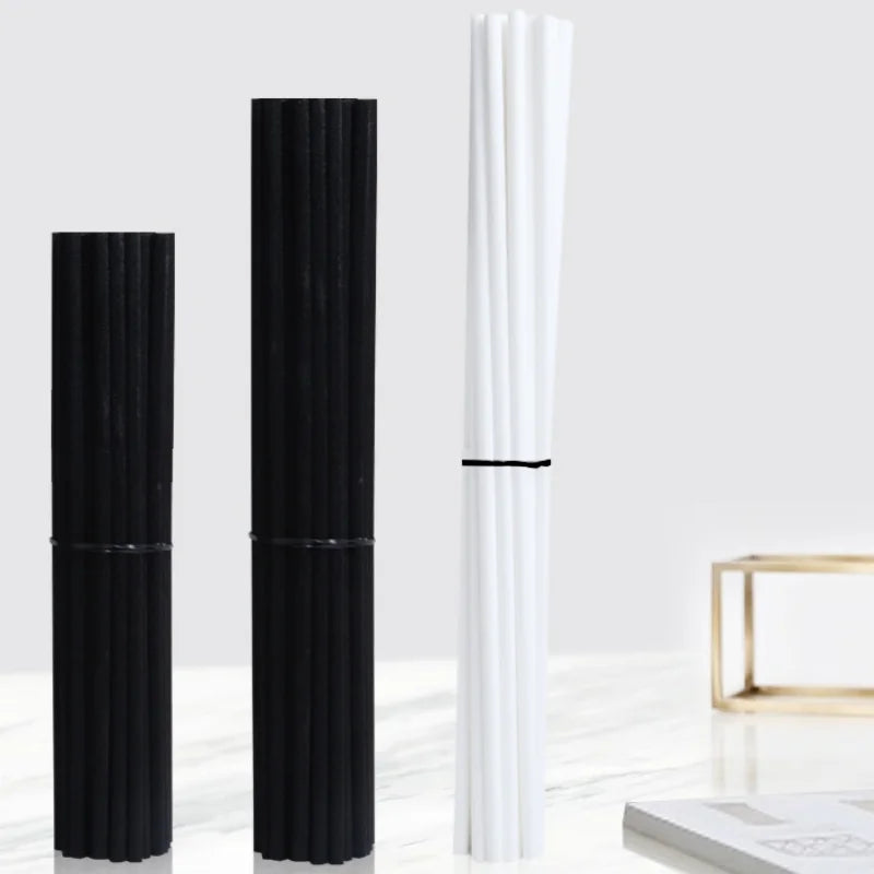 100PCS Reed Diffuser Sticks Set — 3mm x 8inch Fiber Sticks for Fragrance in Bedroom, Office, Bathroom & Home