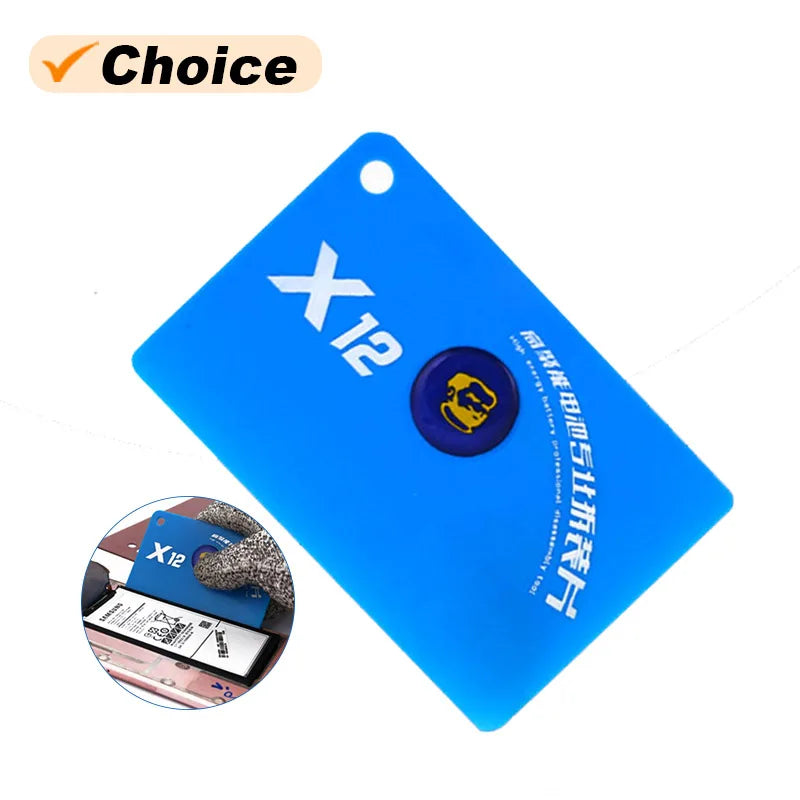 MECHANIC X12 Back Cover Disassembly Card – High-Energy Battery Removal Tool for Mobile Phone & Tablet Repair