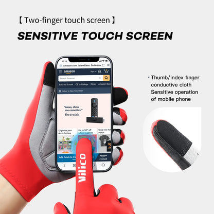 Vilico Professional Cycling Gloves – Touchscreen, Shockproof, Anti-Slip & Wear-Resistant Riding Gloves