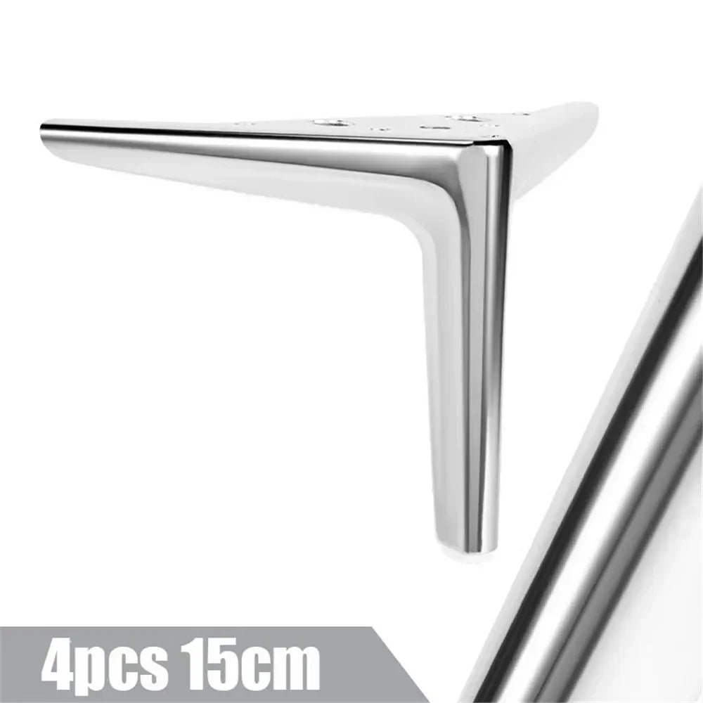 4Pcs Metal Furniture Legs – Heavy-Duty Feet for TV Stand, Sofa, Cabinet & Table, 800KG Load Capacity
