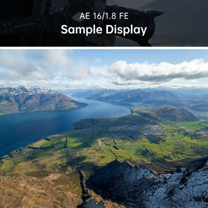 Viltrox AF 16mm F1.8 FE Lens – Full Frame Wide-Angle Fisheye for Sony E ZVE10, A7IV, A7SIII Mirrorless Cameras