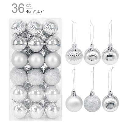 Christmas Ball Ornaments – Hanging Tree Pendants for Xmas, Home Decor, 2026 New Year & Holiday Gifts