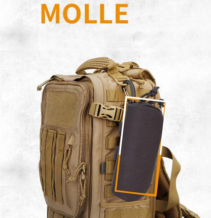Tactical MOLLE Shockproof Eyeglass Case – Portable 1000D Nylon Protective Hunting Sunglasses Box