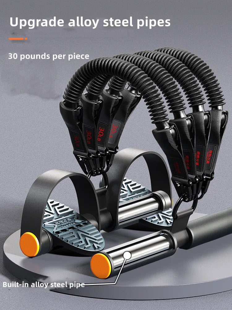 Pedal Type Tensioner – Multifunctional Fitness Device for Men's Back, Abdomen & Abdominal Muscle Training, Pull Rope Workout Tool
